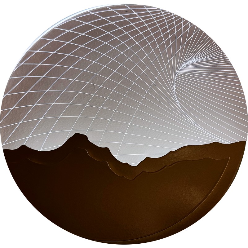 Aplica de perete 5W cu LED 3D Spațiu și timp distorsionat