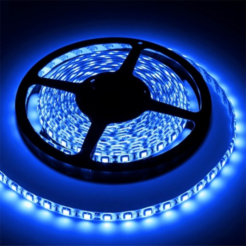 BANDA LED 12V 5050 ALBASTRU 14.4W/M IP 44