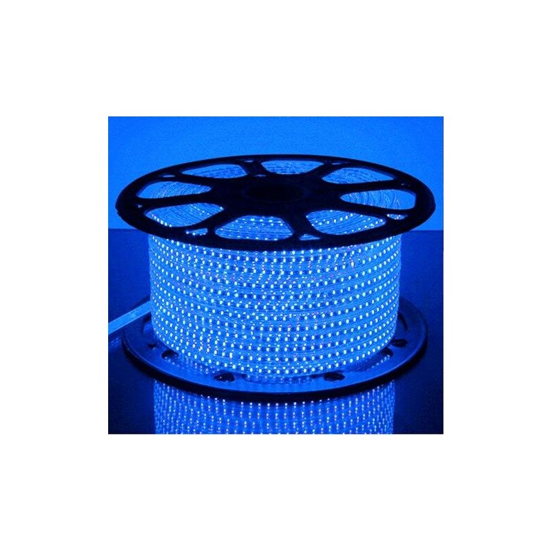BANDA LED 220V 2835 120LED BLUE