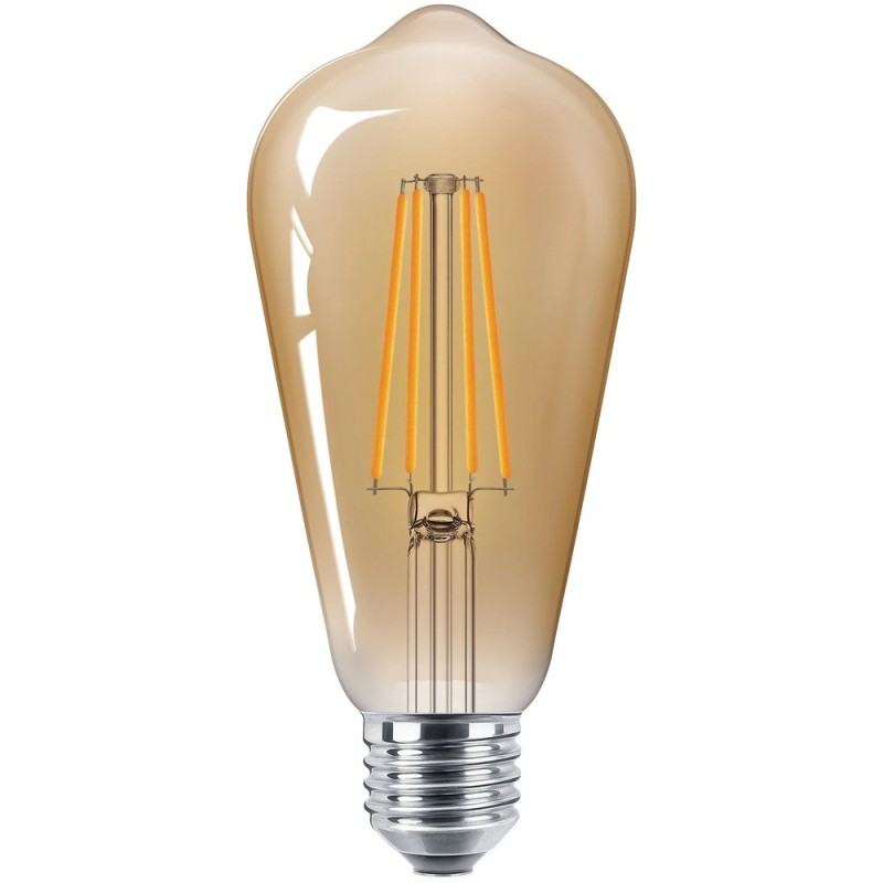 BEC LED FILAMENT FSL CLASIC ST64 E27 7W 650LM LUMINA CALDA 2200 K, AURIU