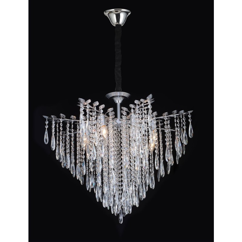 Candelabru Cristal Moderna D50cm E14x5