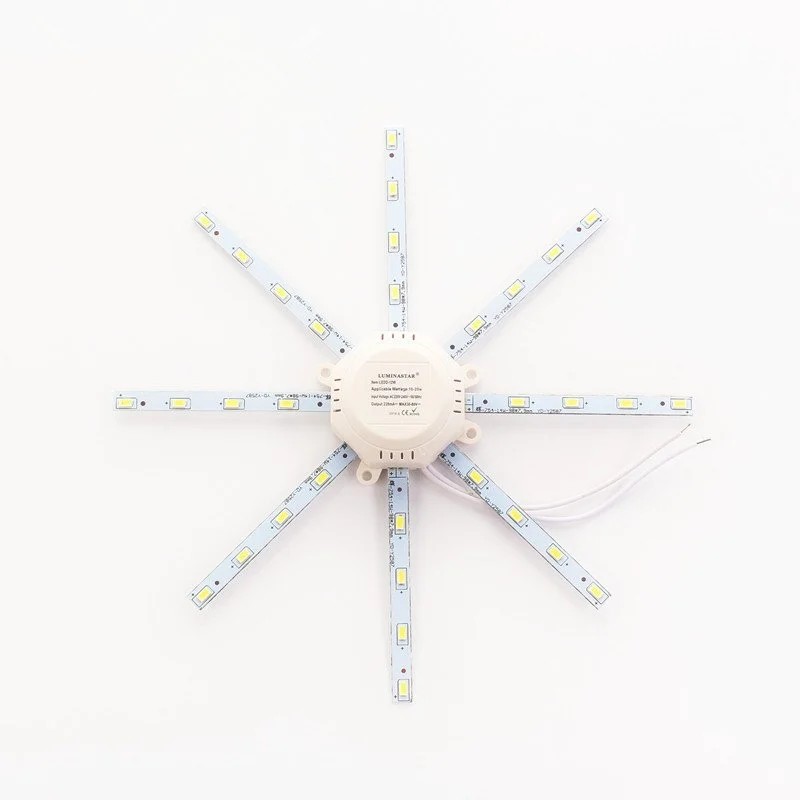 KIT MODUL LED  + DRIVER DE FORMAT STEA  15W LUMINA CALDA 1300LM  DIAMETRU 180MM.
