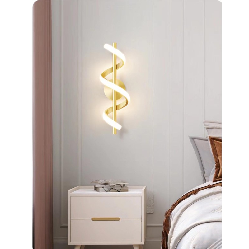 Lampa de perete spirala creativa cu  3 Tipuri De Lumina