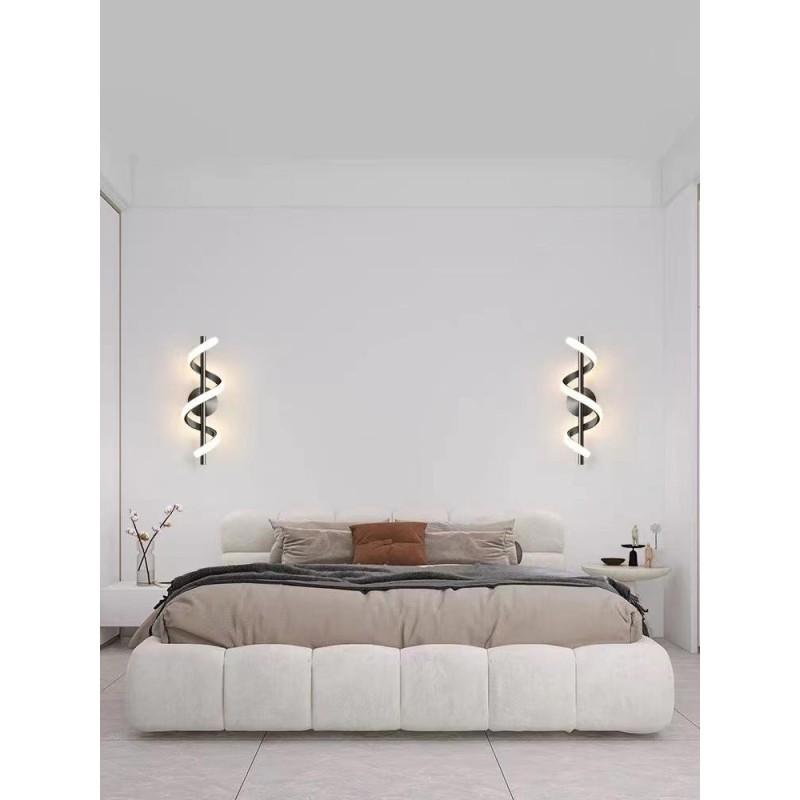 Lampa de perete spirala creativa cu  3 Tipuri De Lumina