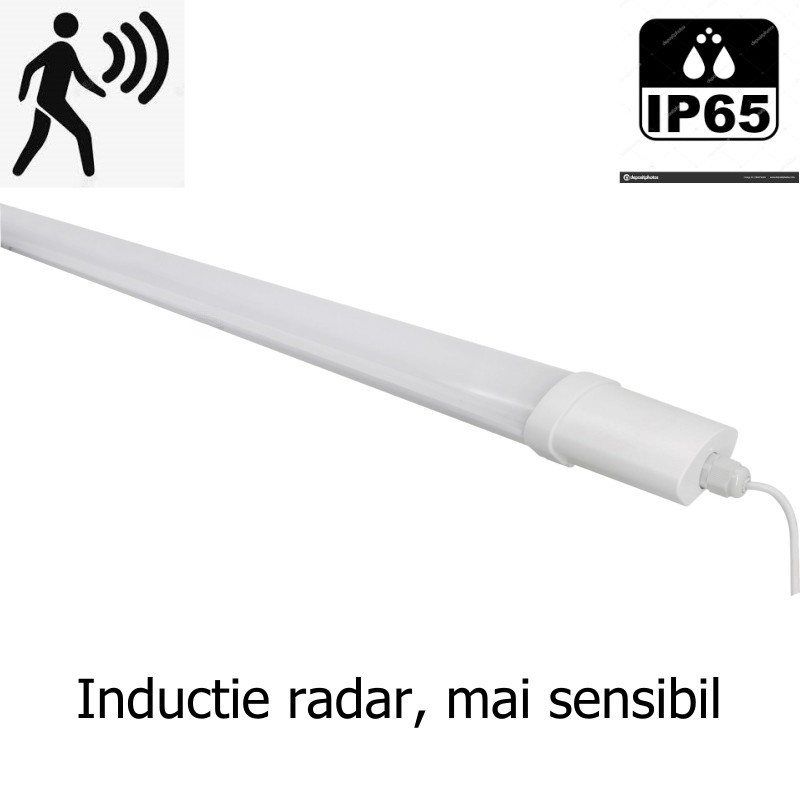 Lampa Led FSL Cu Senzor De Miscare 36w 1.2m Ip65 6500k
