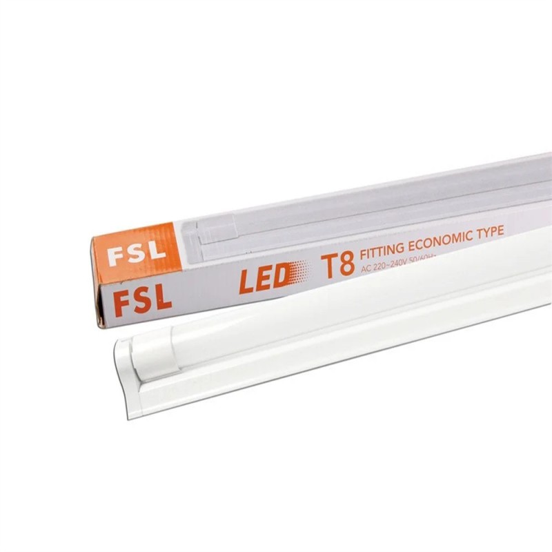 Lampa neon LED 9W cu suport 60cm 6500k lumina rece