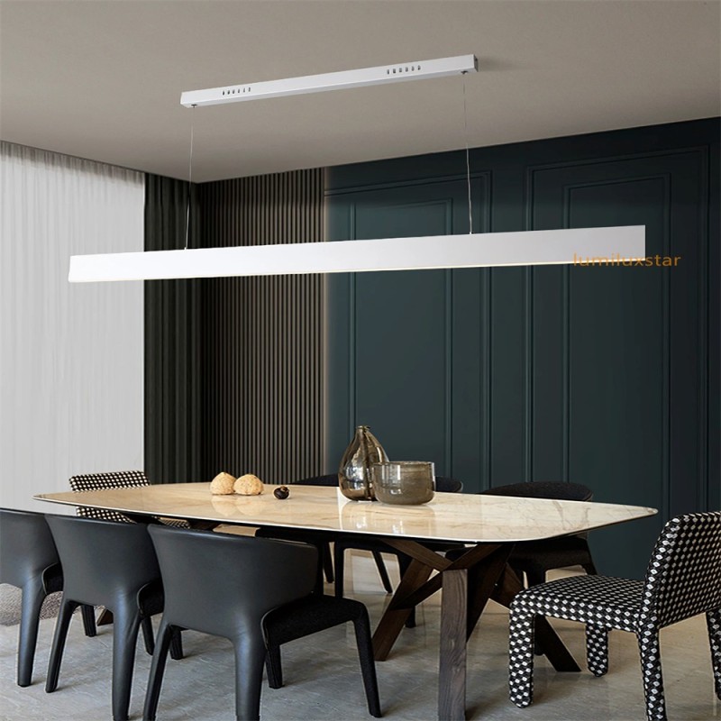 Lustra LED 120cm cu Telecomanda wifi 2.4G lumina/rece/calda/neutra intensitate reglabila