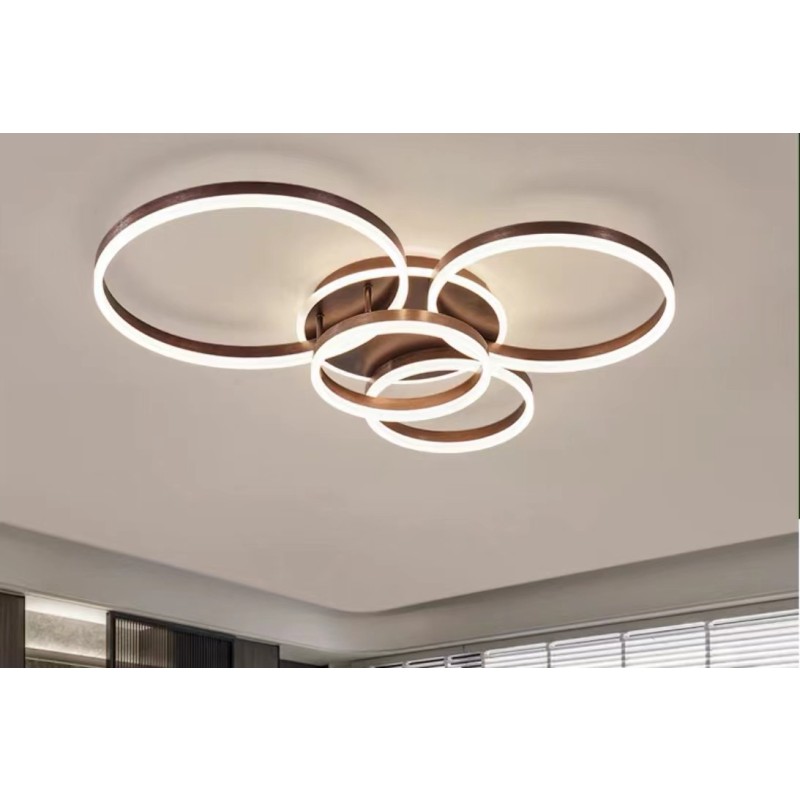 Lustra LED 360W Maro 4 cecuri 60cm+50cm+40cm+30cm cu Telecomanda wifi  2.4G lumina/rece/calda/neutra intensitate reglabila
