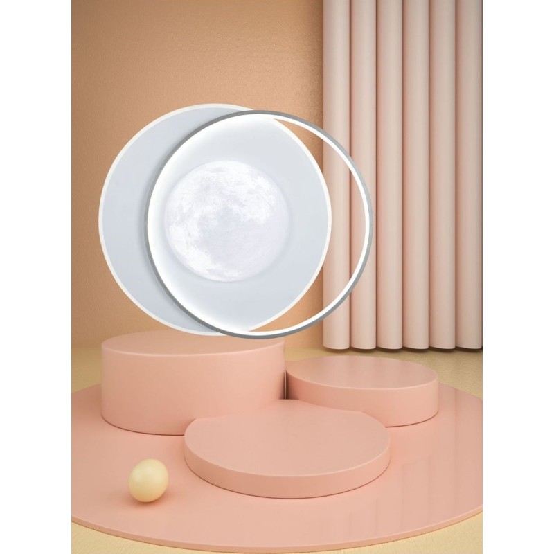 Lustra LED 86W cu Telecomanda wifi 30cm 2.4G lumina/rece/calda/neutra intensitate reglabila