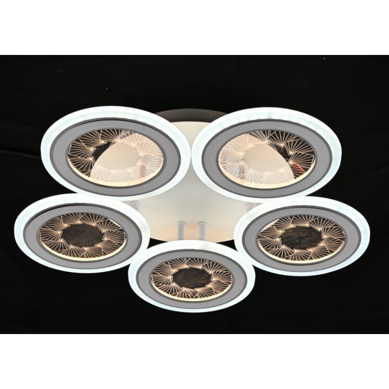 Lustra LED acril transparent  cu Telecomanda wifi 2.4G lumina/rece/calda/neutra intensitate reglabila