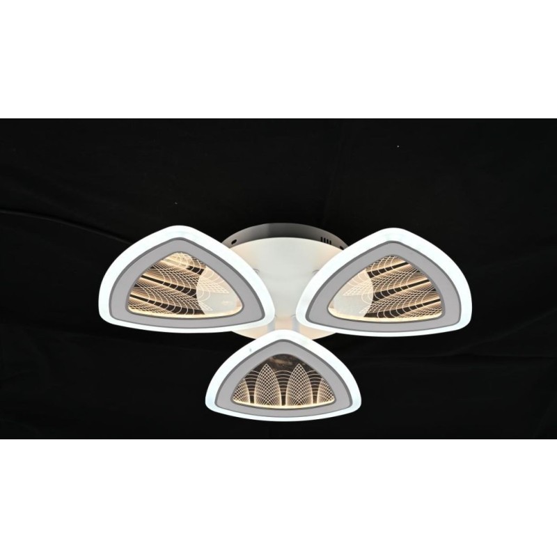 Lustra LED acril transparent cu Telecomanda wifi 2.4G lumina/rece/calda/neutra intensitate reglabila