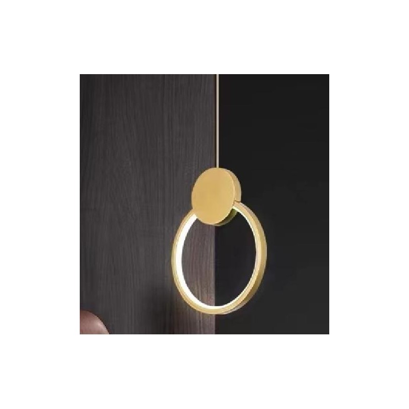 Lustra LED Cu 3 Functii de lumina D22cm Gold 24W