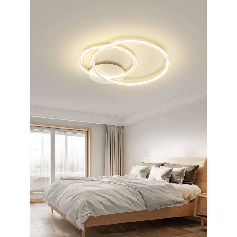 Lustra LED cu Telecomanda wifi 2.4G cu lumina/rece/calda/neutra intensitate reglabila