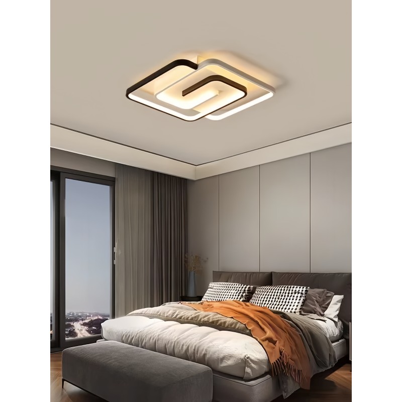Lustra LED cu Telecomanda wifi 2.4G cu lumina/rece/calda/neutra intensitate reglabila