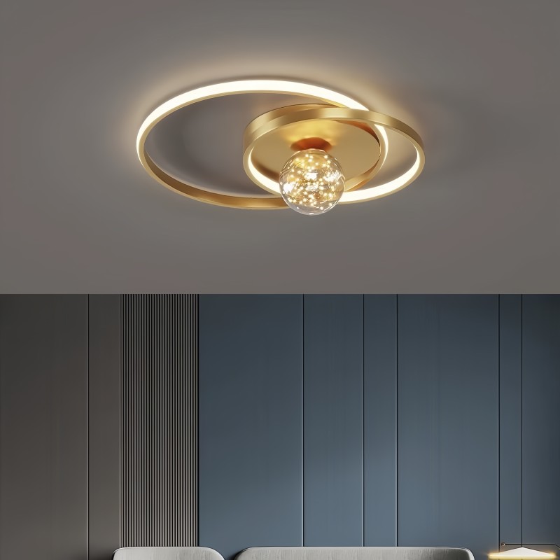 Lustra LED cu Telecomanda wifi 2.4G cu lumina/rece/calda/neutra intensitate reglabila