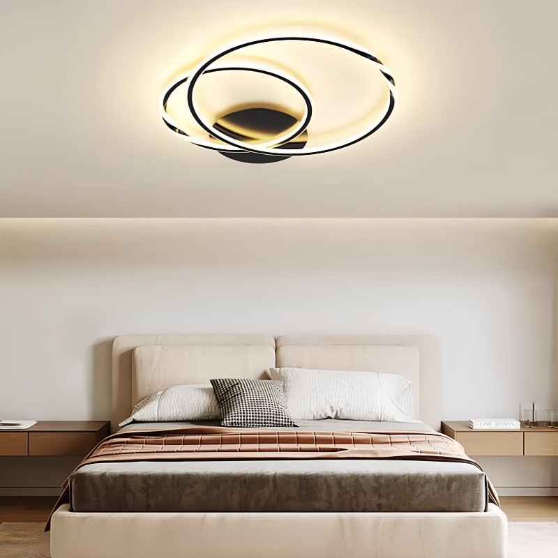Lustra LED cu Telecomanda wifi 2.4G cu lumina/rece/calda/neutra intensitate reglabila