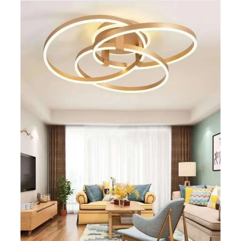 Lustra LED cu Telecomanda wifi 2.4G lumina/rece/calda/neutra intensitate reglabila