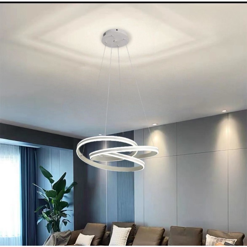 Lustra LED cu Telecomanda wifi 2.4G lumina/rece/calda/neutra intensitate reglabila