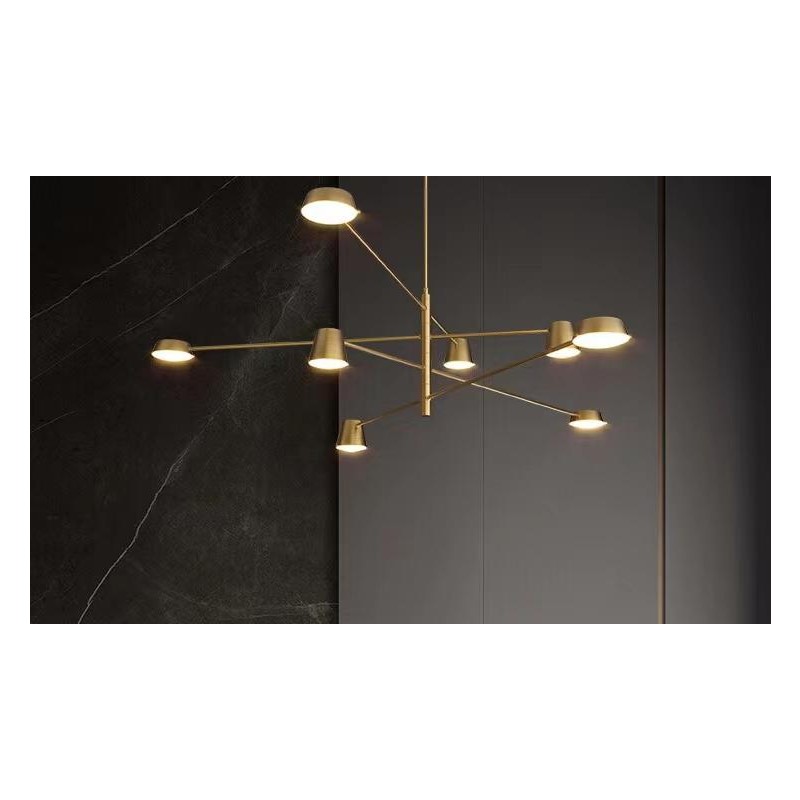 Lustra LED cu Telecomanda wifi 2.4G lumina/rece/calda/neutra intensitate reglabila