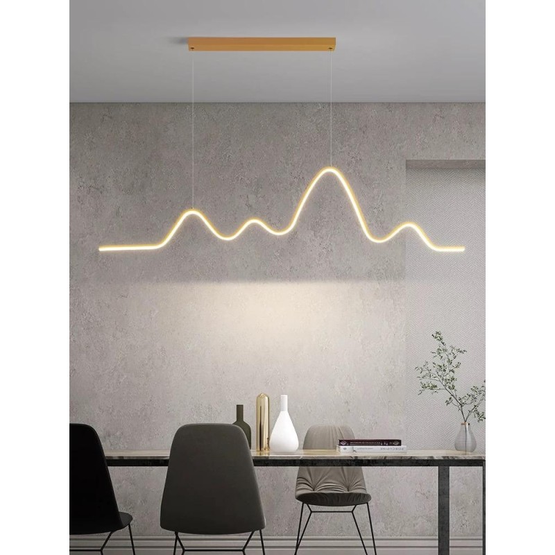 Lustra LED cu Telecomanda wifi 2.4G lumina/rece/calda/neutra intensitate reglabila