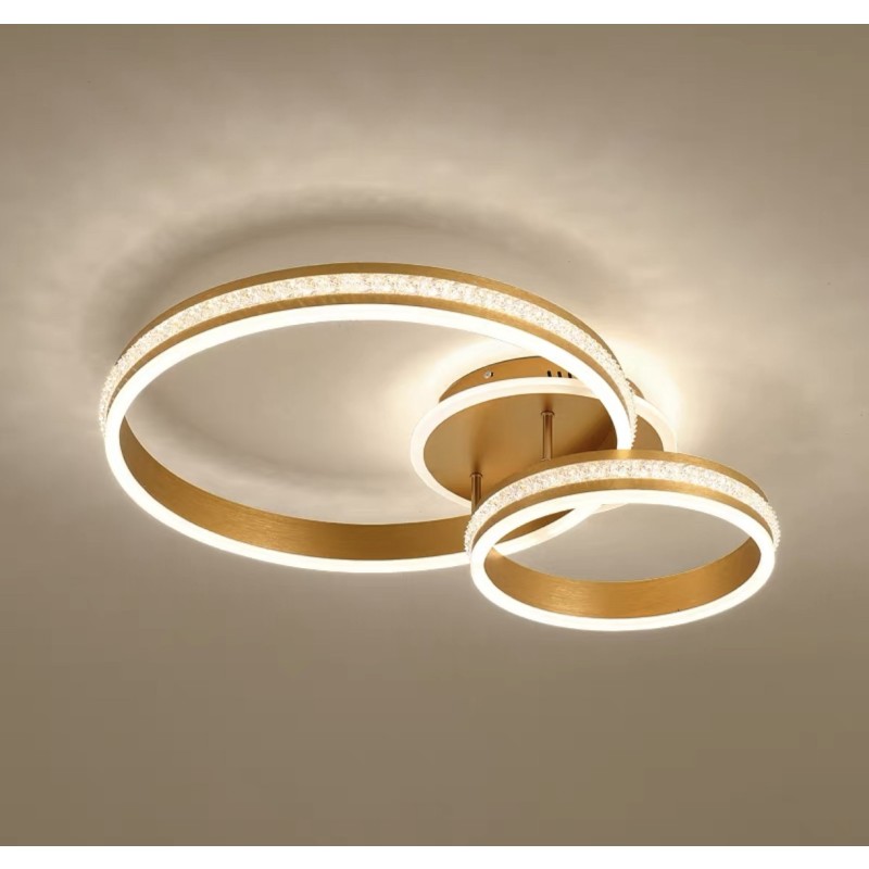 Lustra LED cu Telecomanda wifi 2.4G lumina/rece/calda/neutra intensitate reglabila