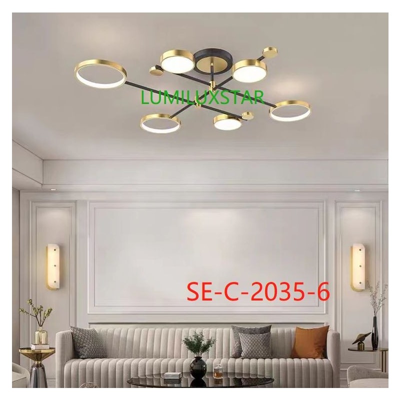 Lustra LED cu Telecomanda wifi 2.4G lumina/rece/calda/neutra intensitate reglabila