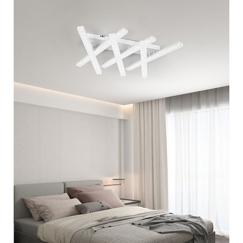 Lustra LED cu Telecomanda wifi 2.4G lumina/rece/calda/neutra intensitate reglabila