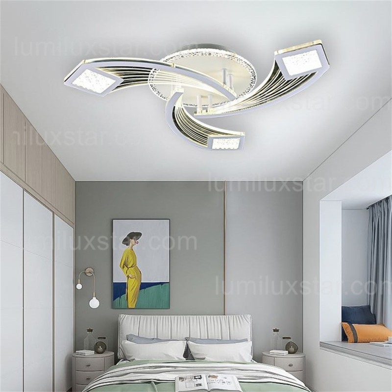 Lustra LED cu Telecomanda wifi 2.4G lumina/rece/calda/neutra intensitate reglabila