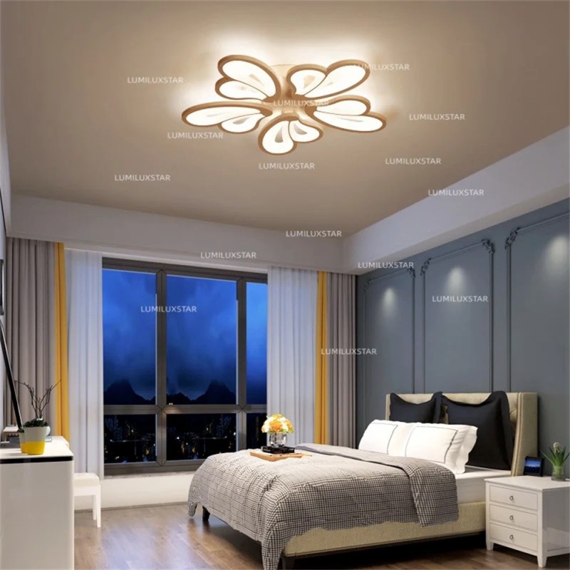 Lustra LED cu Telecomanda wifi 2.4G lumina/rece/calda/neutra intensitate reglabila