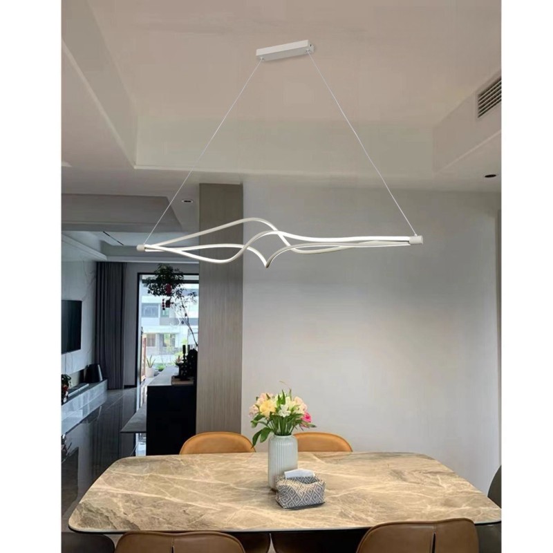 Lustra LED cu Telecomanda wifi 2.4G lumina/rece/calda/neutra intensitate reglabila