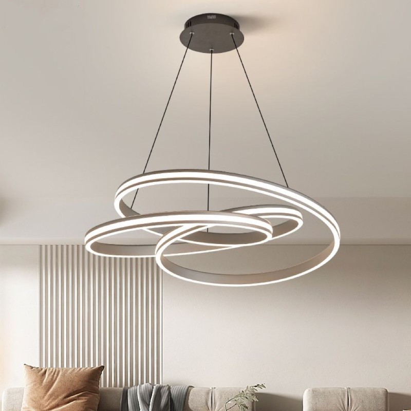 Lustra LED cu Telecomanda wifi 2.4G lumina/rece/calda/neutra intensitate reglabila