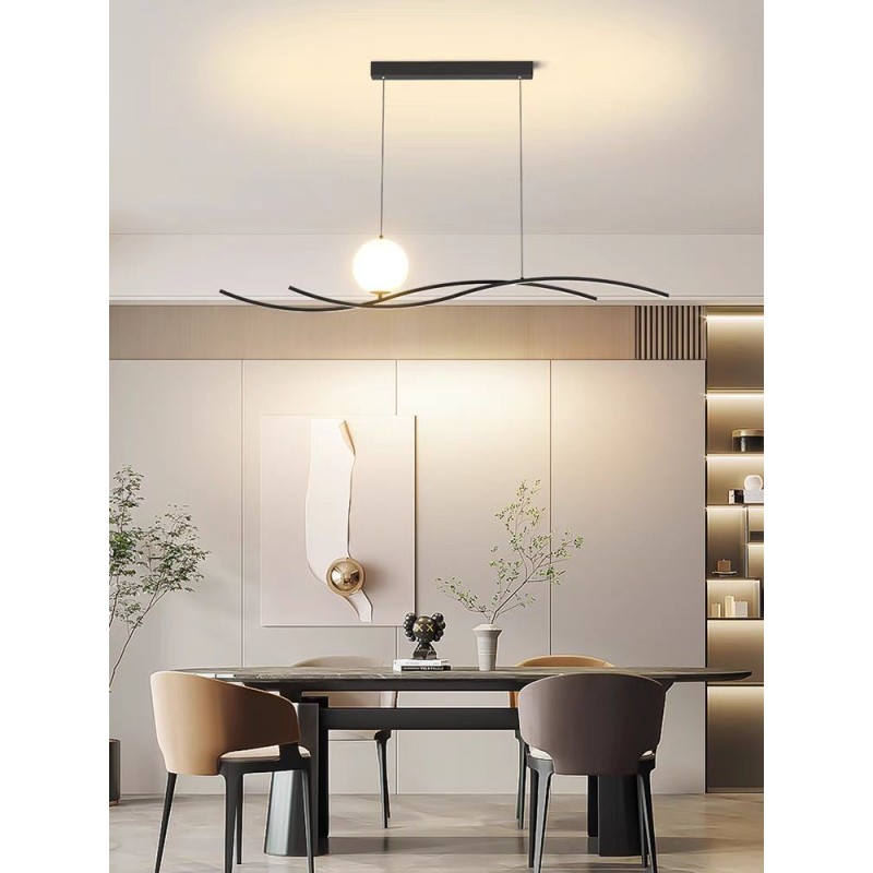 Lustra LED cu Telecomanda wifi 2.4G lumina/rece/calda/neutra intensitate reglabila