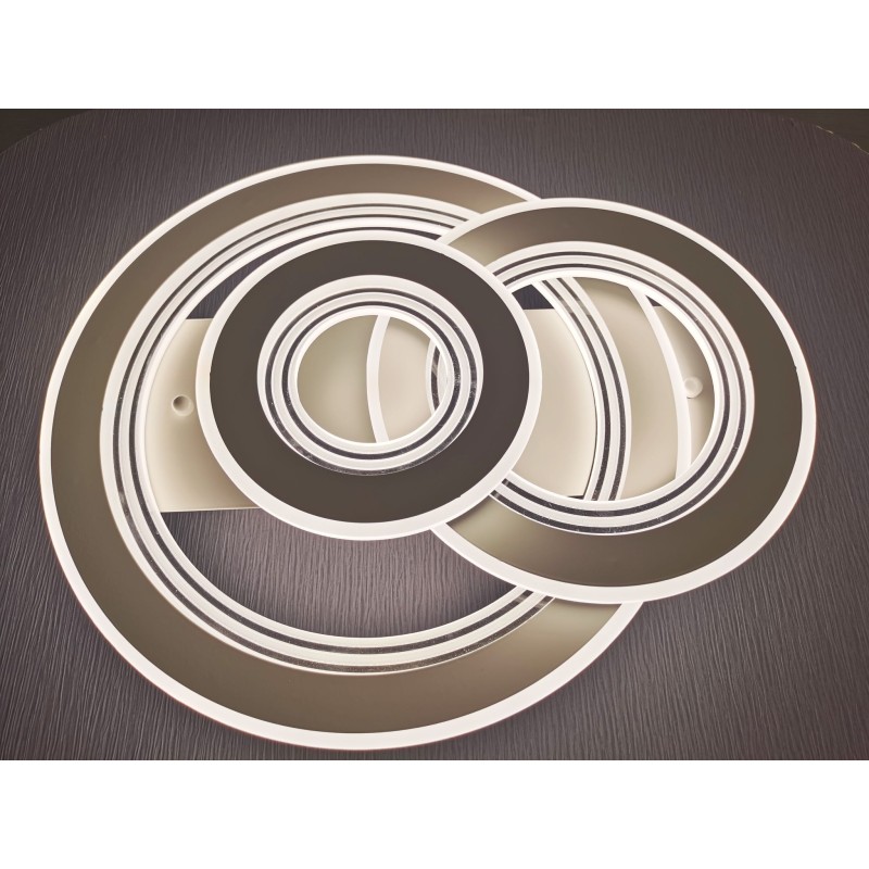 Lustra LED cu Telecomanda  wifi 2.4G lumina/rece/calda/neutra intensitate reglabila