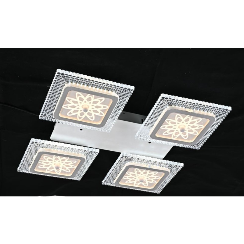 Lustra LED cu Telecomanda wifi 2.4G lumina/rece/calda/neutra intensitate reglabila