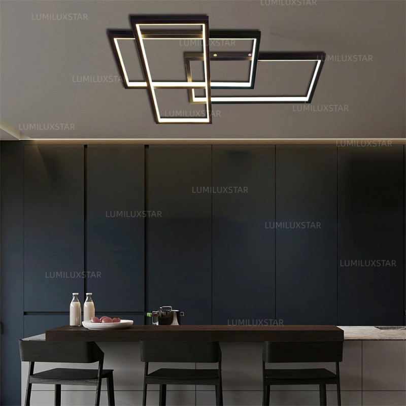 Lustra LED cu Telecomanda wifi 2.4G lumina/rece/calda/neutra intensitate reglabila