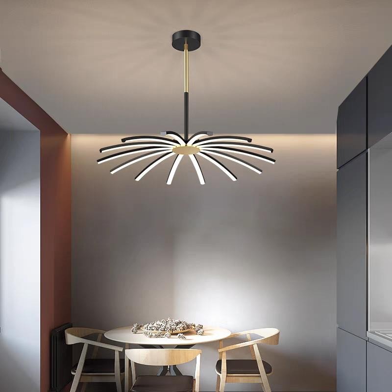 Lustra LED D68cm Cu  Telecomanda wifi 2.4G lumina/rece/calda/neutra intensitate reglabila