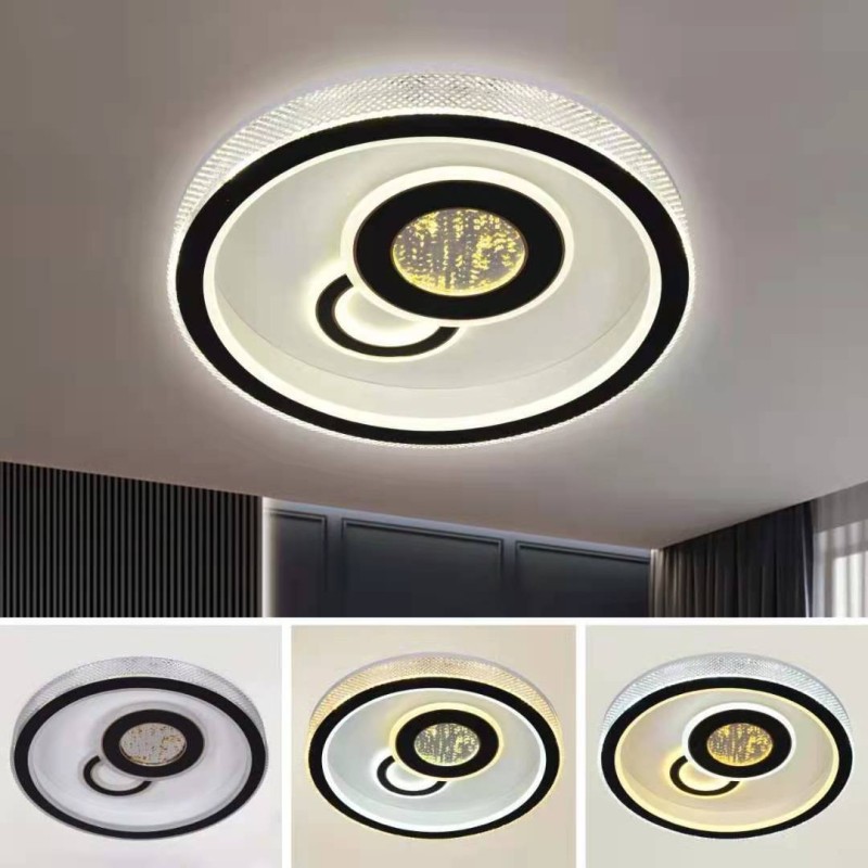 Lustra LED Frunză de aur cu Telecomanda wifi 2.4G lumina/rece/calda/neutra intensitate reglabila