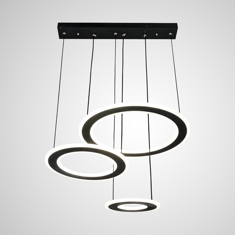 Lustra LED Minimalist Ring Maro cu Telecomanda wifi 2.4G lumina/rece/calda/neutra intensitate reglabila