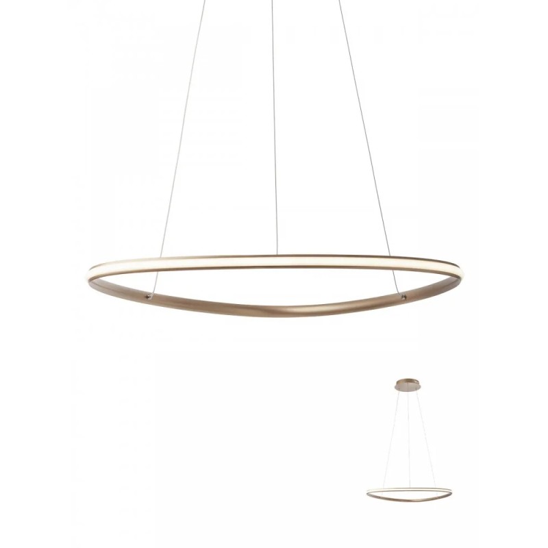 Lustra LED Minimlist cu Telecomanda wifi 2.4G lumina/rece/calda/neutra intensitate reglabila