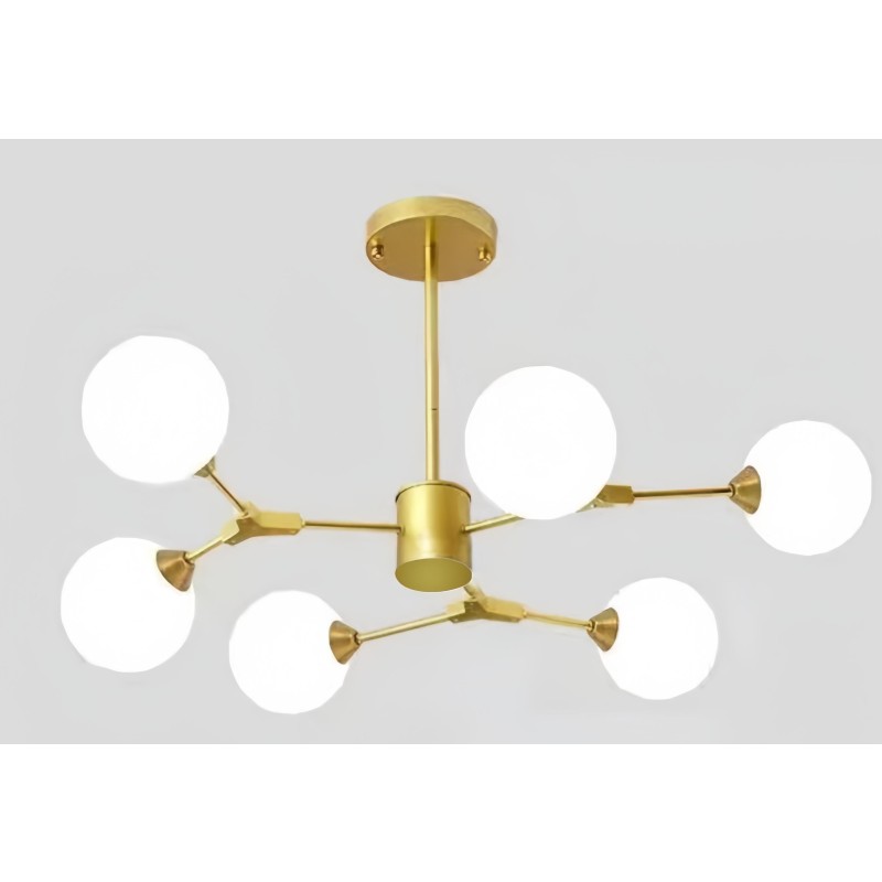 Lustra LED Mordern Glob Mat  G9 x 6