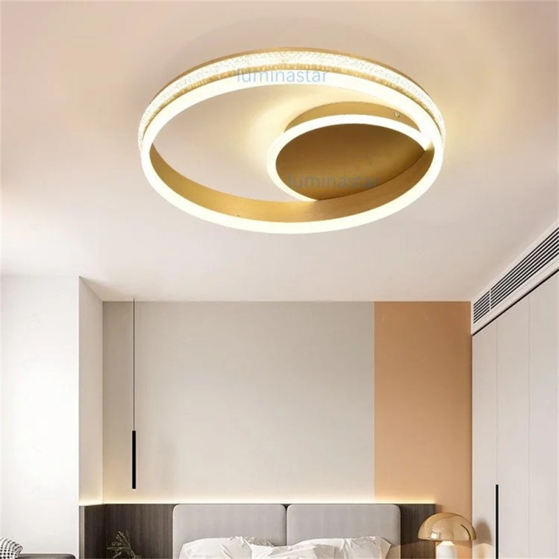Lustra LED Moterna cu Telecomanda wifi 2.4G lumina/rece/calda/neutra intensitate reglabila