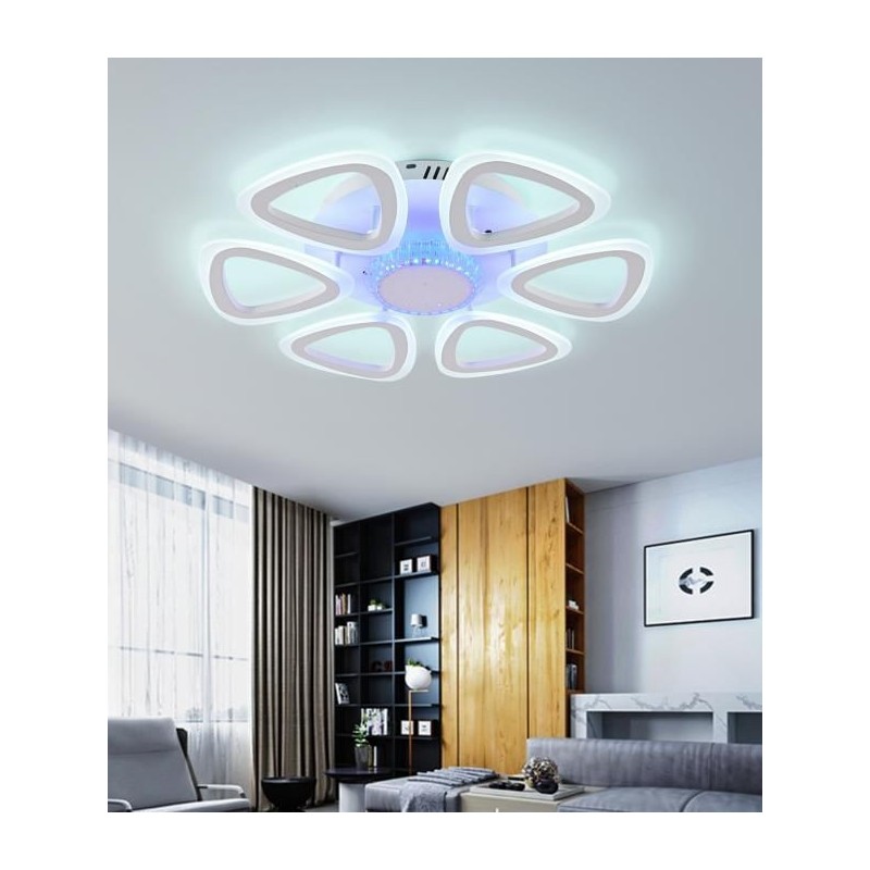 Lustra LED RGB cu Telecomanda wifi 2.4G lumina/rece/calda/neutra intensitate reglabila