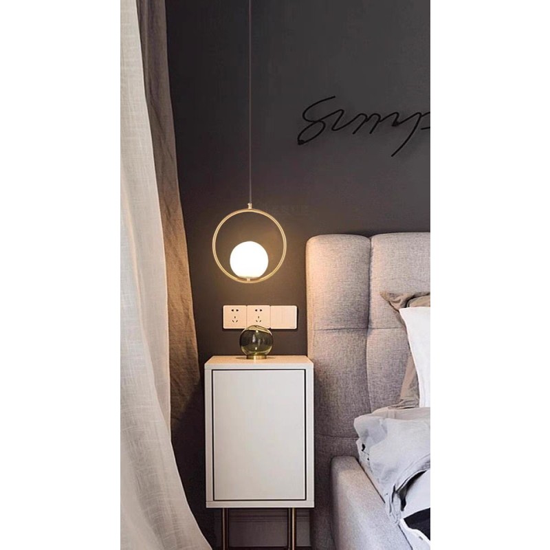 Lustra Luminastar E27 maxim 40W Golb Mat Sticla D15cm
