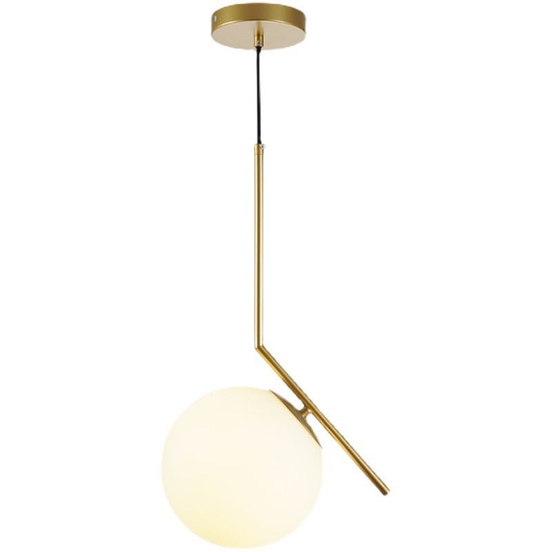 Lustra Luminastar E27 maxim 40W Golb Mat Sticla D15cm