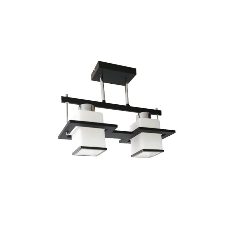 LUSTRA RUSTIC CU LEMN S088/2 e27*2 maxim 60w/bec