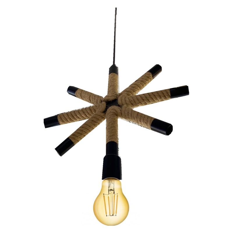 LUSTRA RUSTIC CU SFOARA maxim 60w/bec