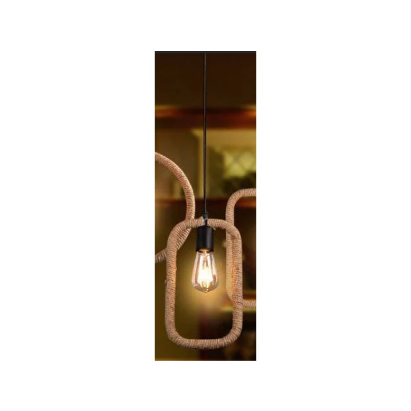 LUSTRA RUSTIC CU SFOARA maxim 60w/bec