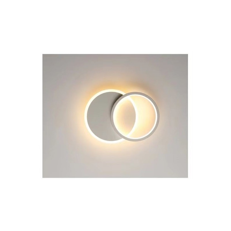 Plafoniera 2 Cercuri Led Lumina Calda Neutra Rece 26W